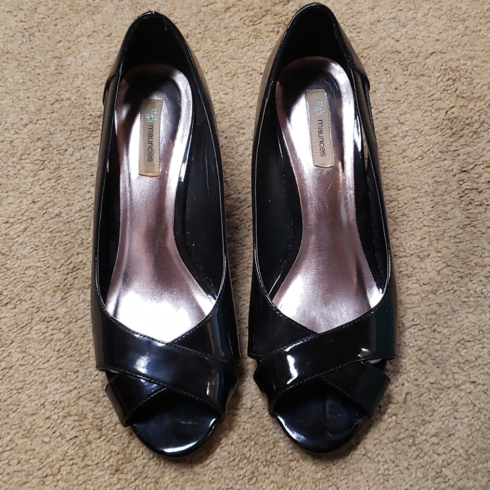 Marices Kathi low heel peep toe shoe  8